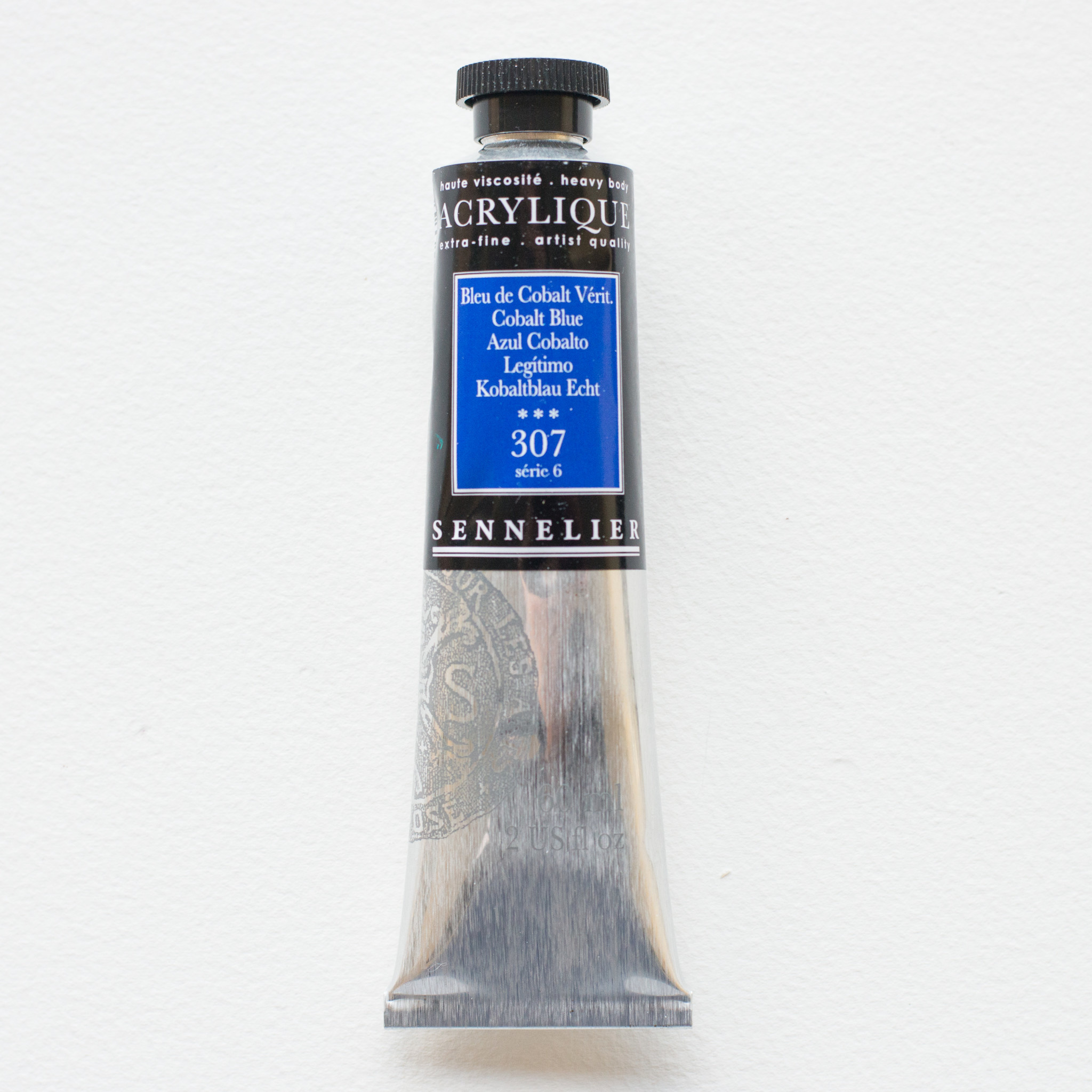 SENNELIER Acrylique Extra fine Tube 60ml Bleu de Cobalt Véritable S6