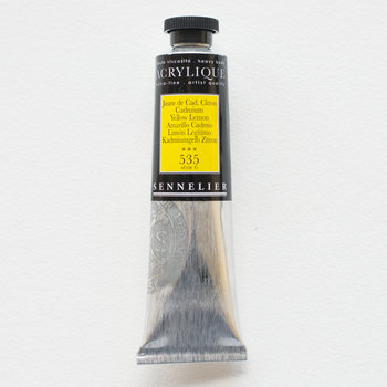 SENNELIER Acrylique Extra fine Tube 60ml Jaune de Cadmium Citron S6