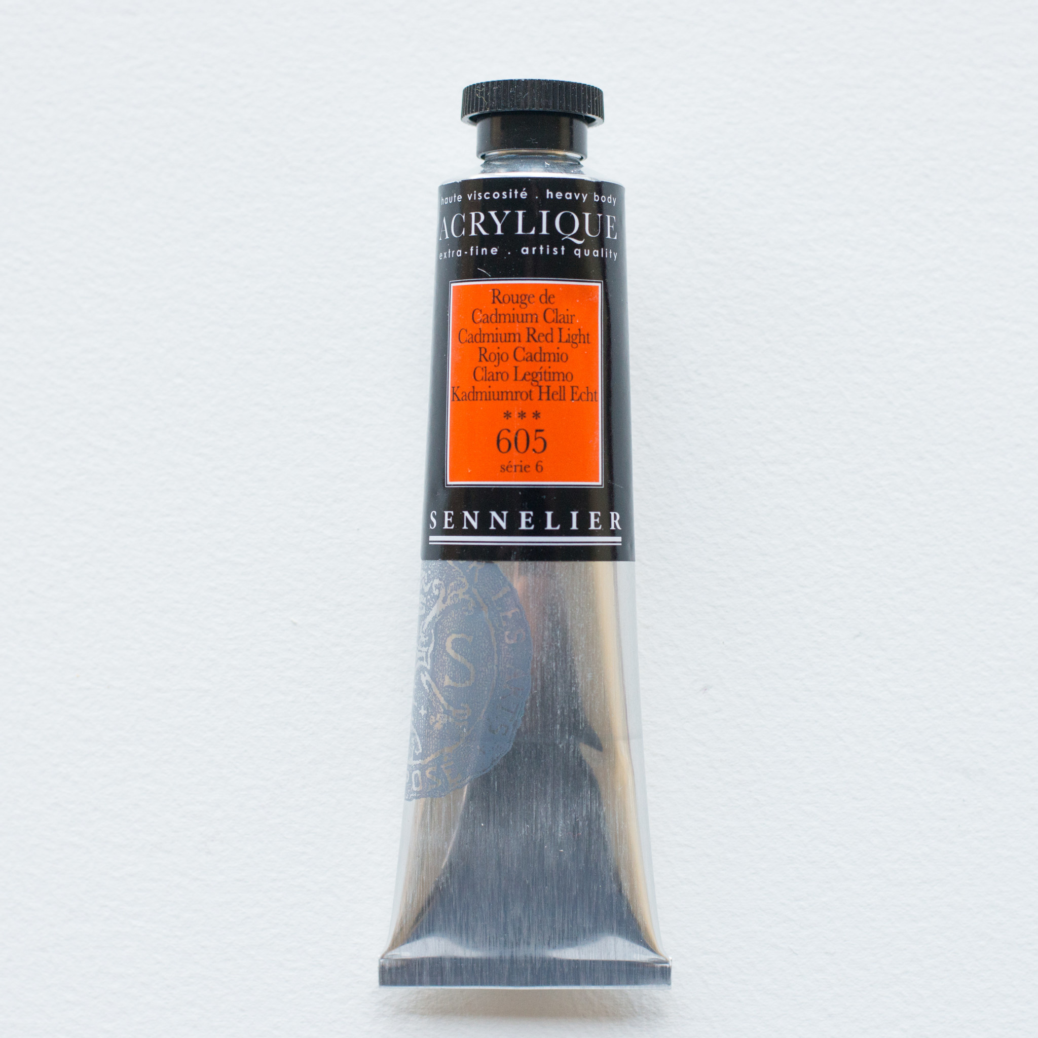 SENNELIER Acrylique Extra fine Tube 60ml Rouge de Cadmium Clair S6