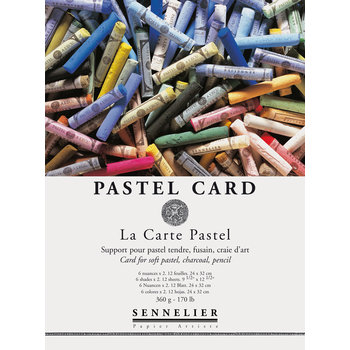 SENNELIER Bloc Pastel Pastel card 24x32cm 12 feuilles