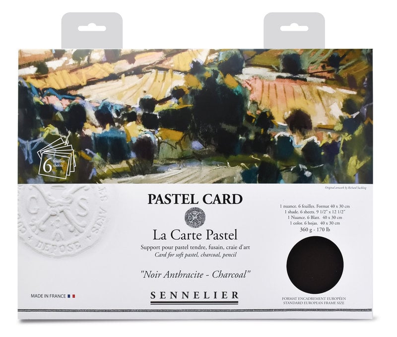 SENNELIER Pochette PastelCard Noir Anthracite - 6 feuilles - 40x30cm