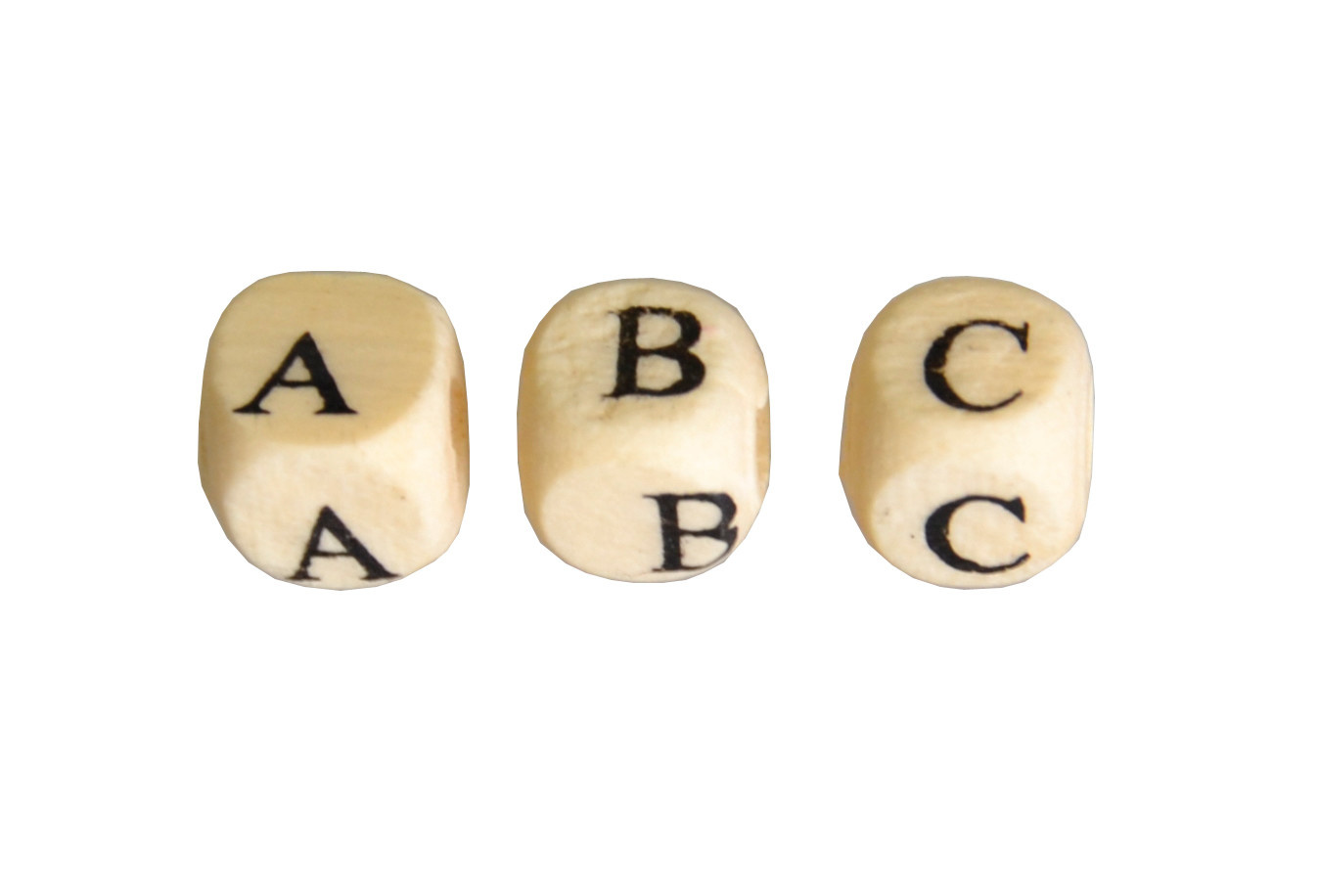 ARTEMIO 312 Perles Alpha Bois 8X8Cm