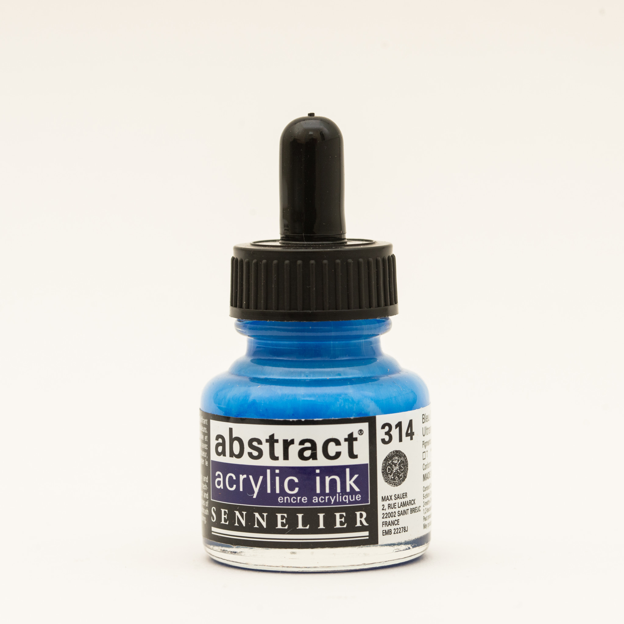 SENNELIER Abstract encre 30ml Bleu Outremer