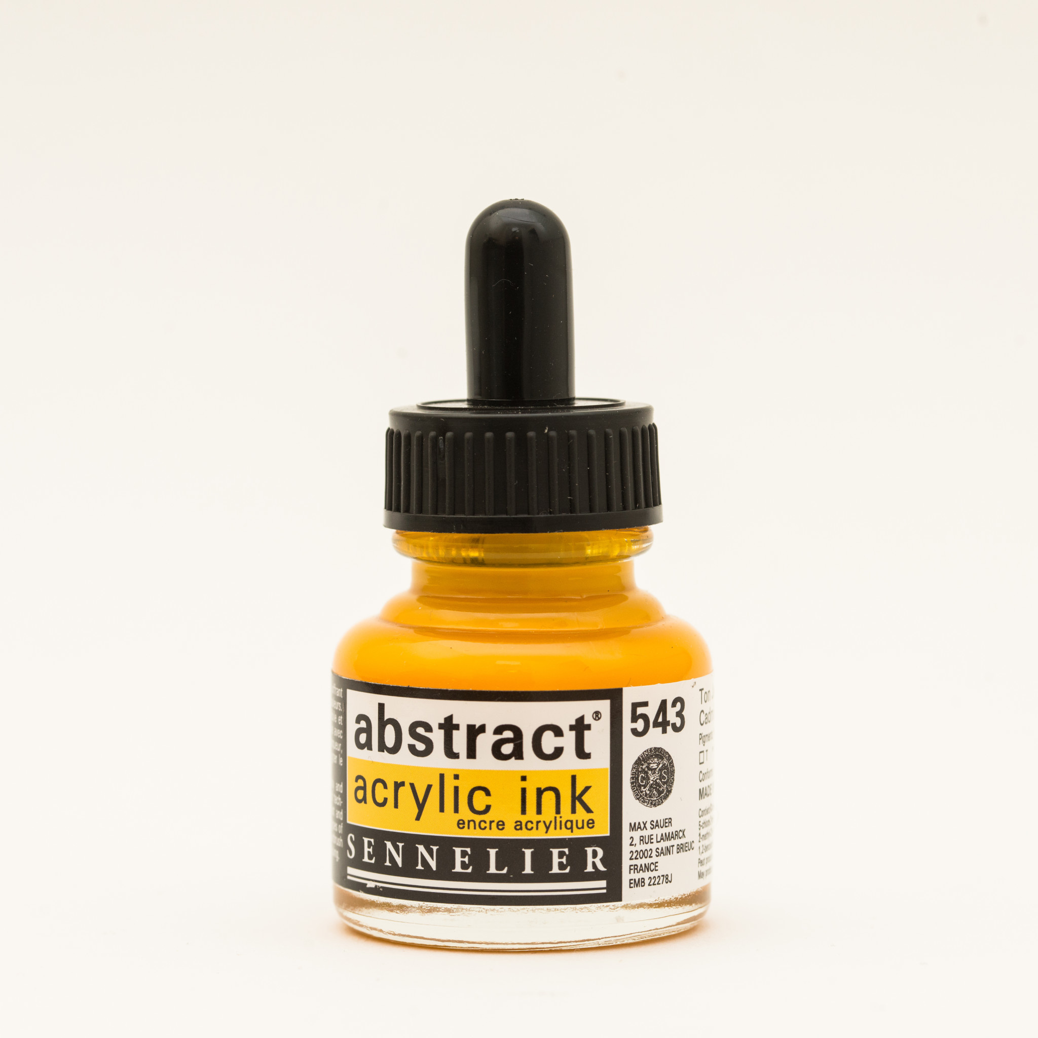 SENNELIER Abstract encre 30ml Ton Jaune de Cadmium Foncé