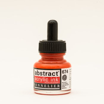 SENNELIER Abstract encre 30ml Vermillon