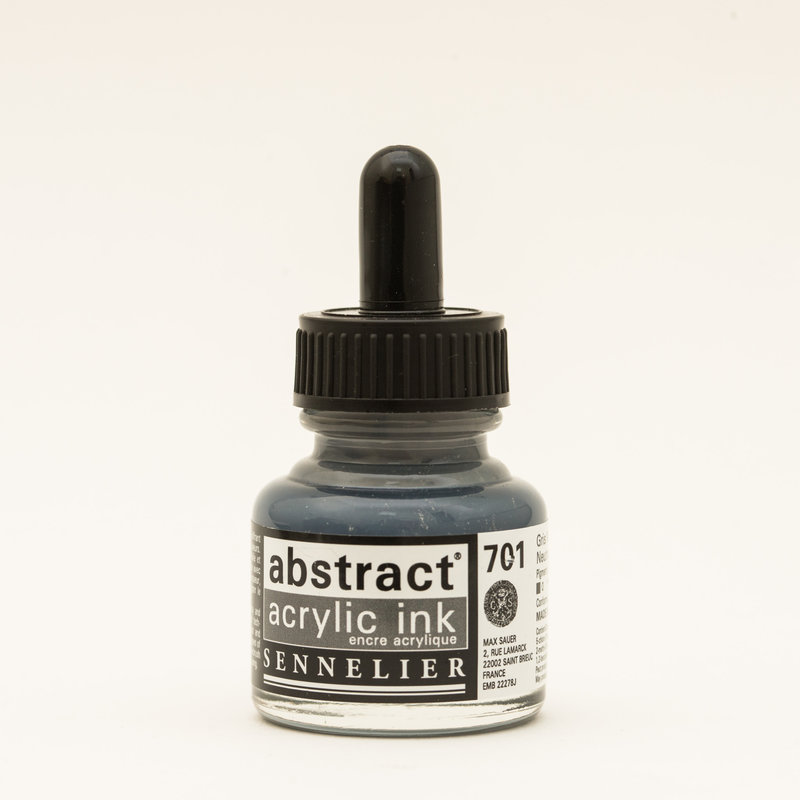 SENNELIER Abstract encre 30ml Gris neutre