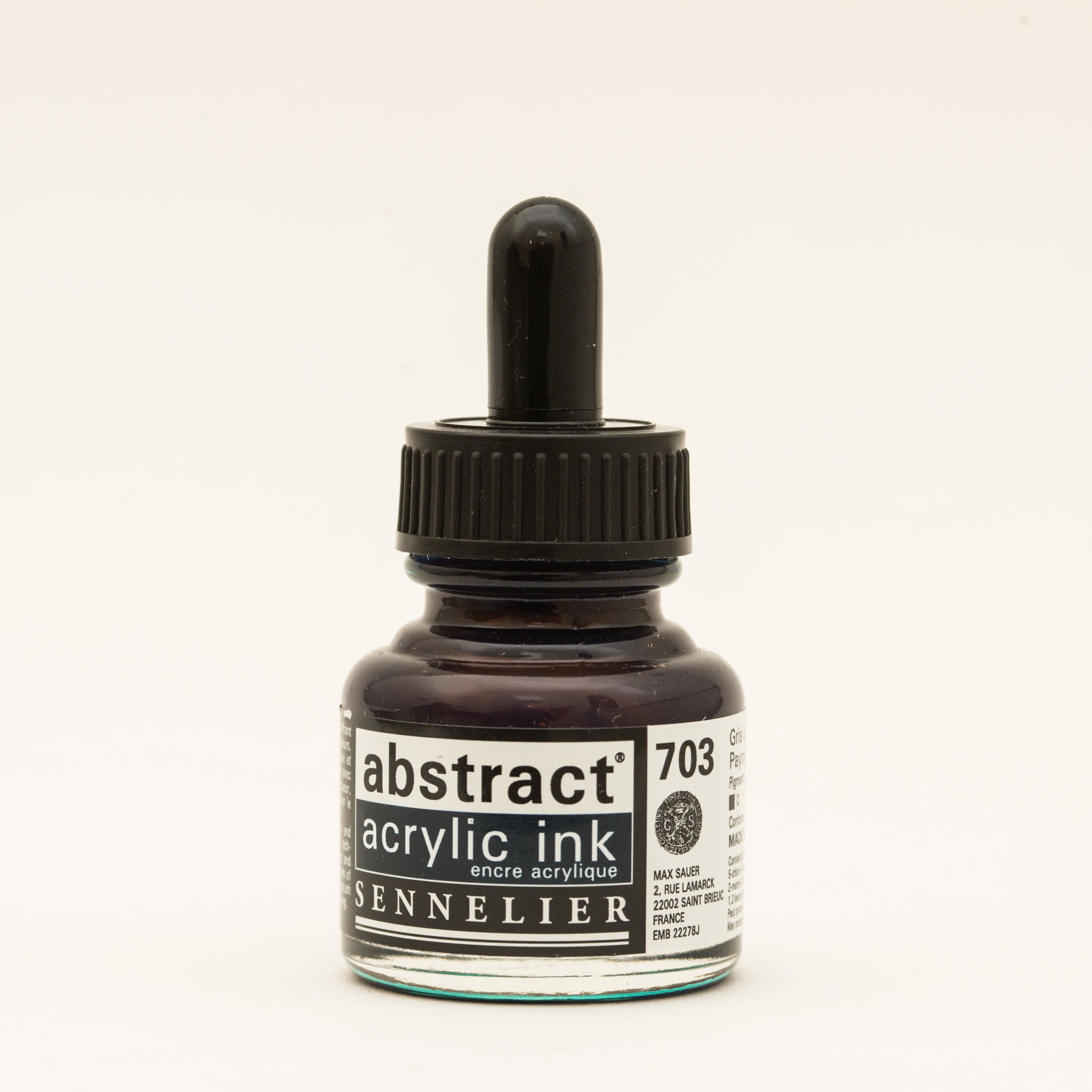 SENNELIER Abstract encre 30ml Gris de Payne