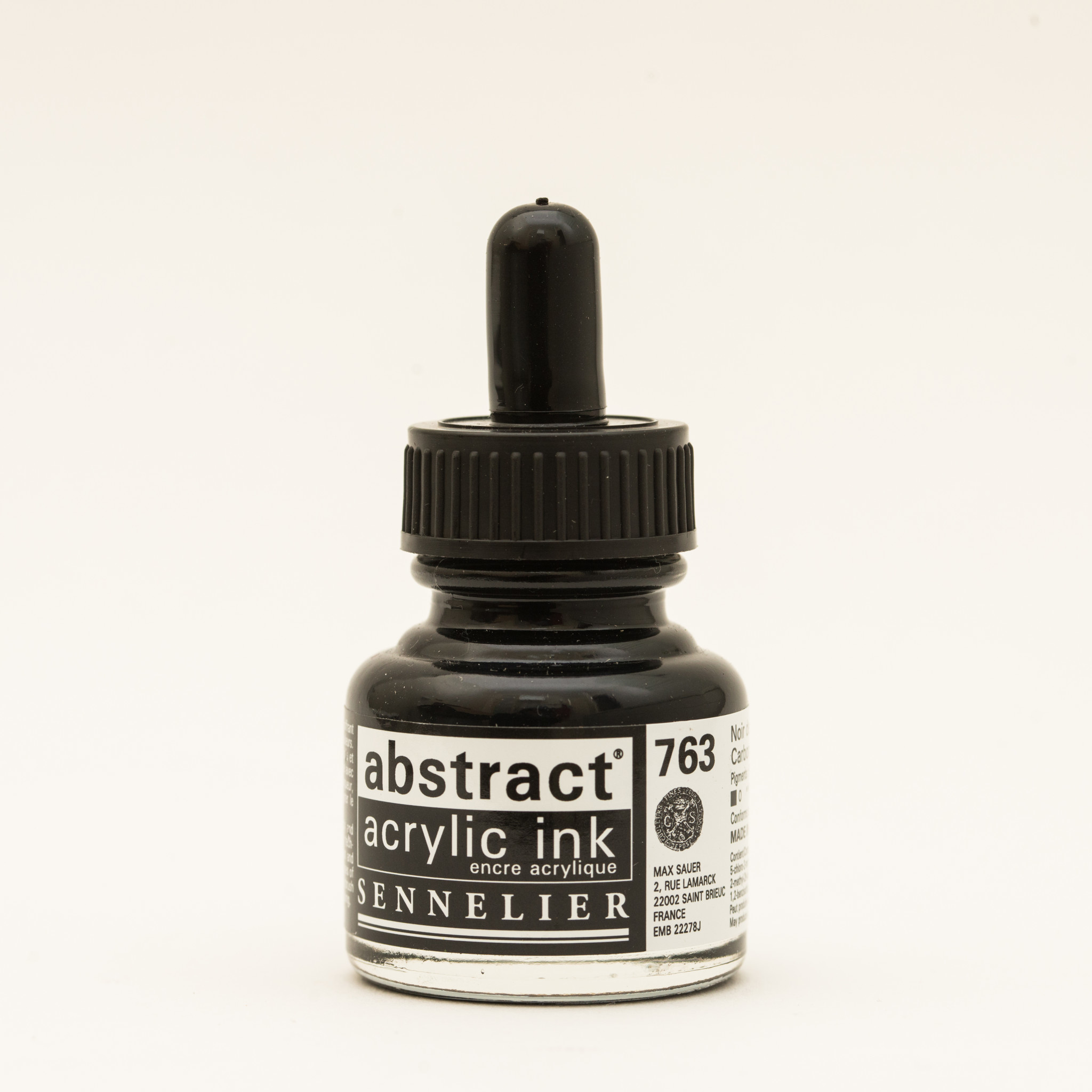 SENNELIER Abstract encre 30ml Noir de Carbone