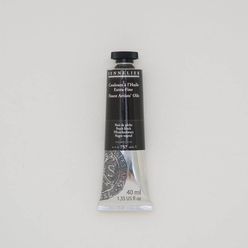 SENNELIER Huile Extra fine Tube 40ml Noir de Pêche S1