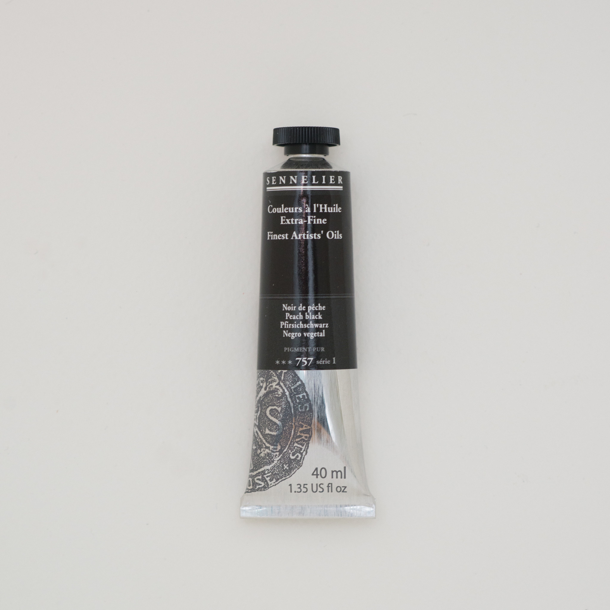 SENNELIER Huile Extra fine Tube 40ml Noir de Pêche S1