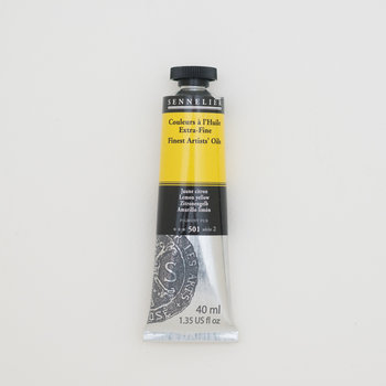 SENNELIER Huile Extra fine Tube 40ml Jaune Citron S2