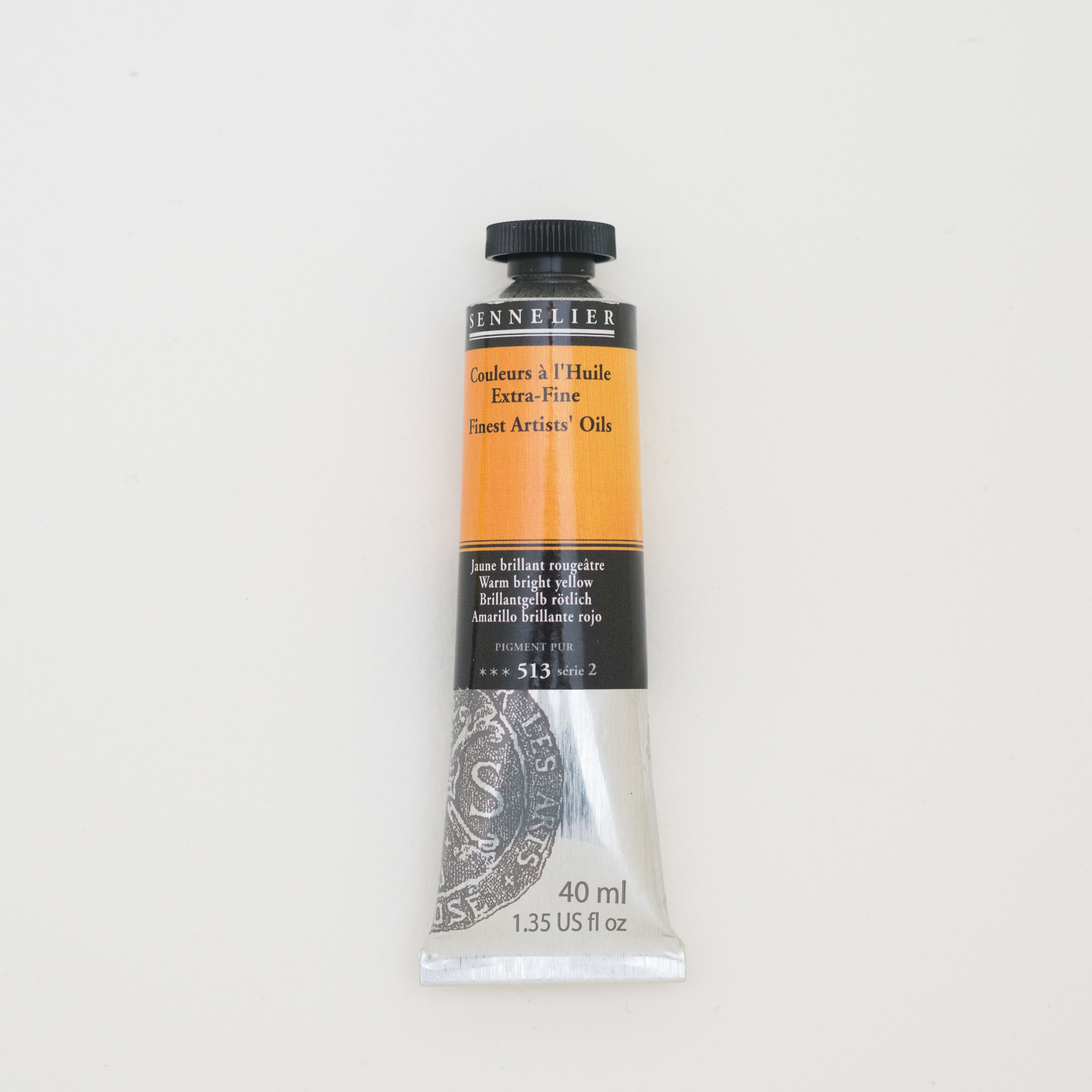 SENNELIER Huile Extra fine Tube 40ml Jaune Brillant Rougeâtre S2