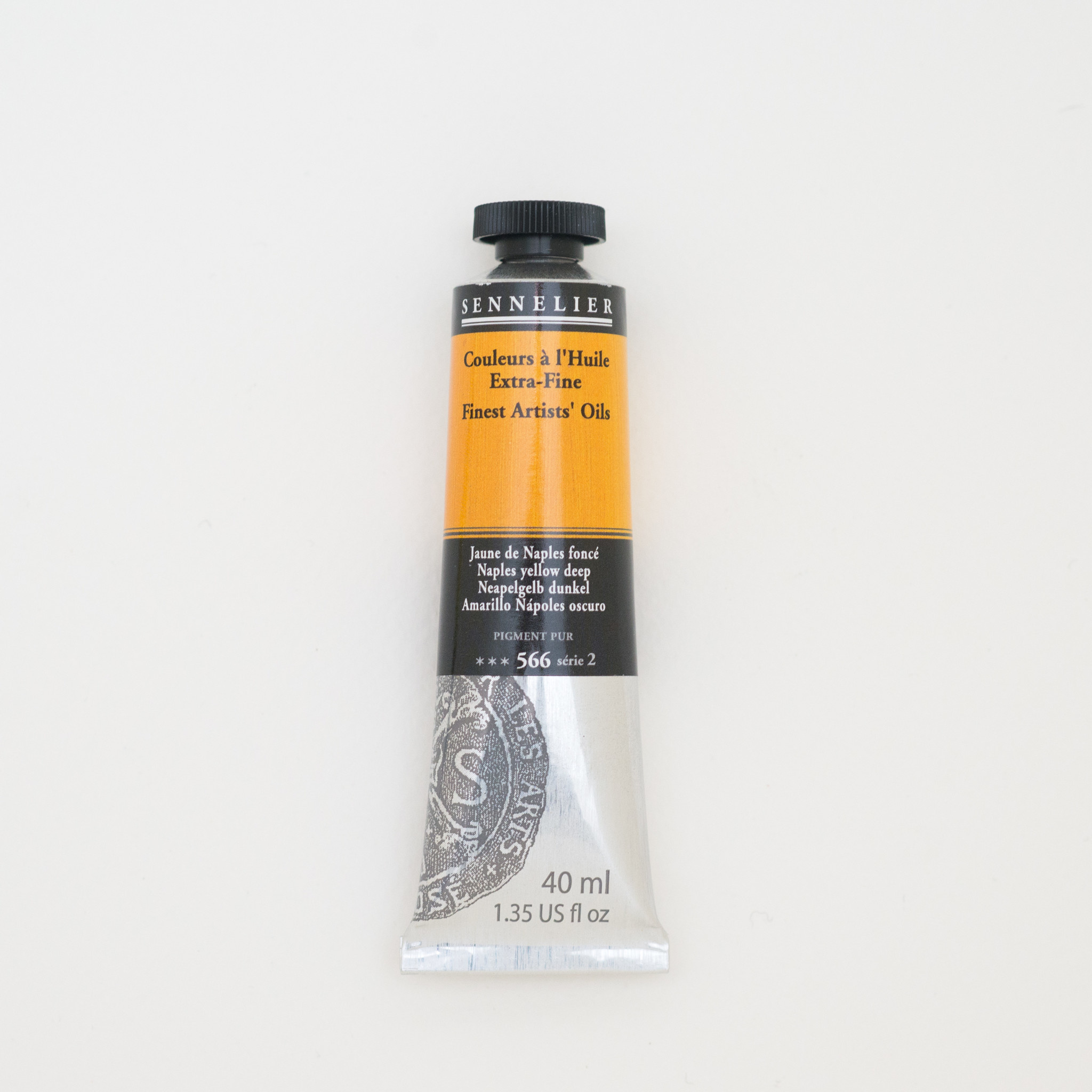 SENNELIER Huile Extra fine Tube 40ml Jaune de Naples Foncé S2
