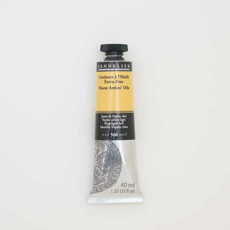 SENNELIER Huile Extra fine Tube 40ml Jaune de Naples Clair S2
