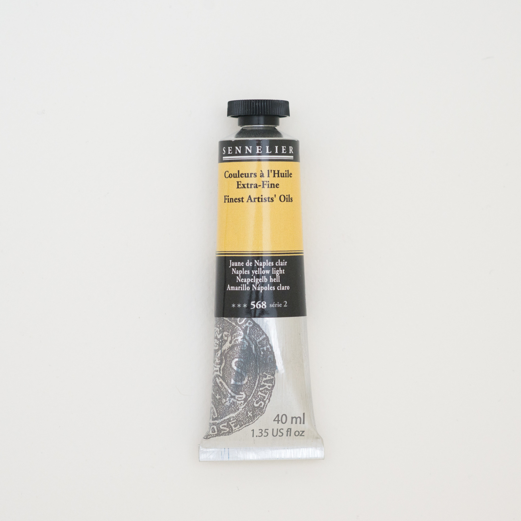 SENNELIER Huile Extra fine Tube 40ml Jaune de Naples Clair S2