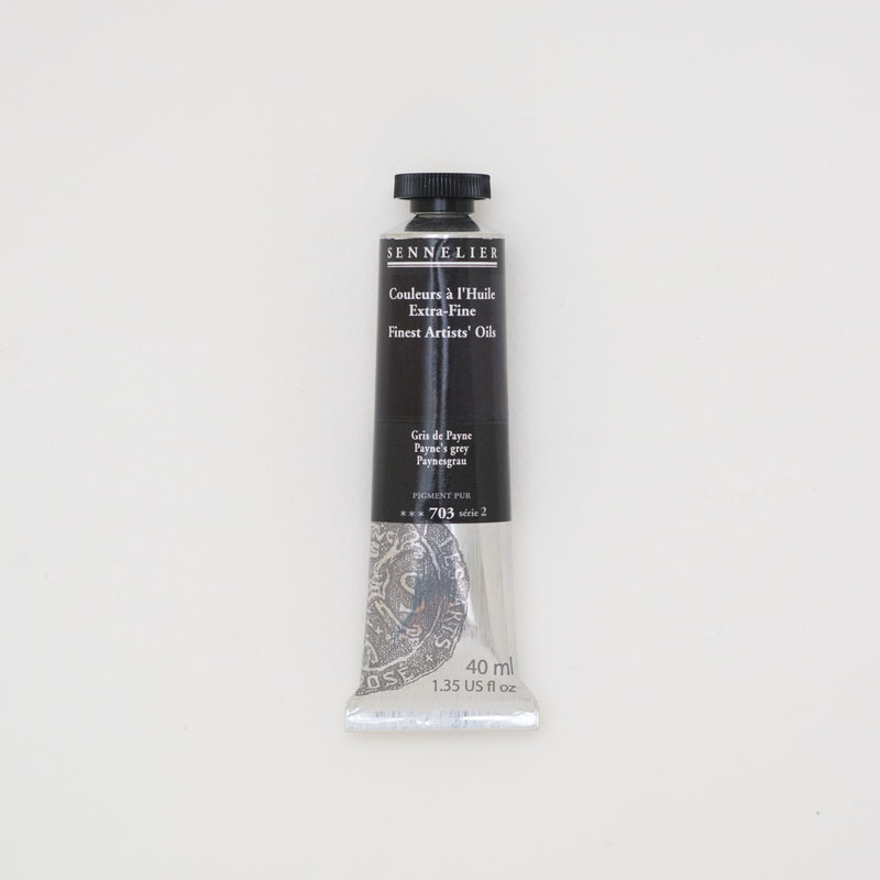 SENNELIER Huile Extra fine Tube 40ml Gris de Payne S2