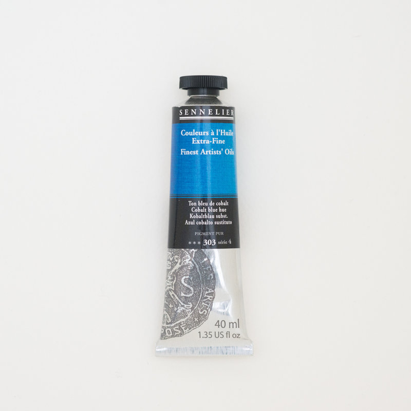 SENNELIER Huile Extra fine Tube 40ml Ton Bleu de Cobalt S4