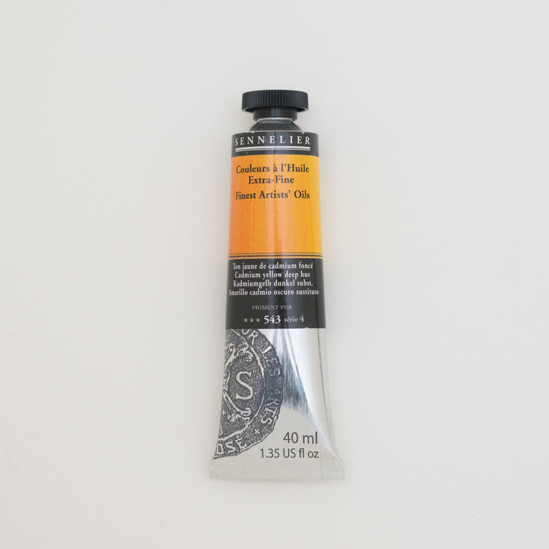 SENNELIER Huile Extra fine Tube 40ml Ton Jaune de Cadmium Foncé S4