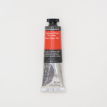 SENNELIER Huile Extra fine Tube 40ml Ton Rouge de Cadmium Orange S4