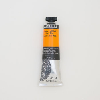 SENNELIER Huile Extra fine Tube 40ml Jaune de Cadmium Orange Véritable S6