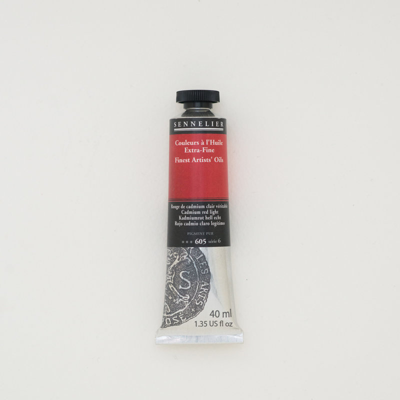 SENNELIER Huile Extra fine Tube 40ml Rouge de Cadmium Clair Véritable S6