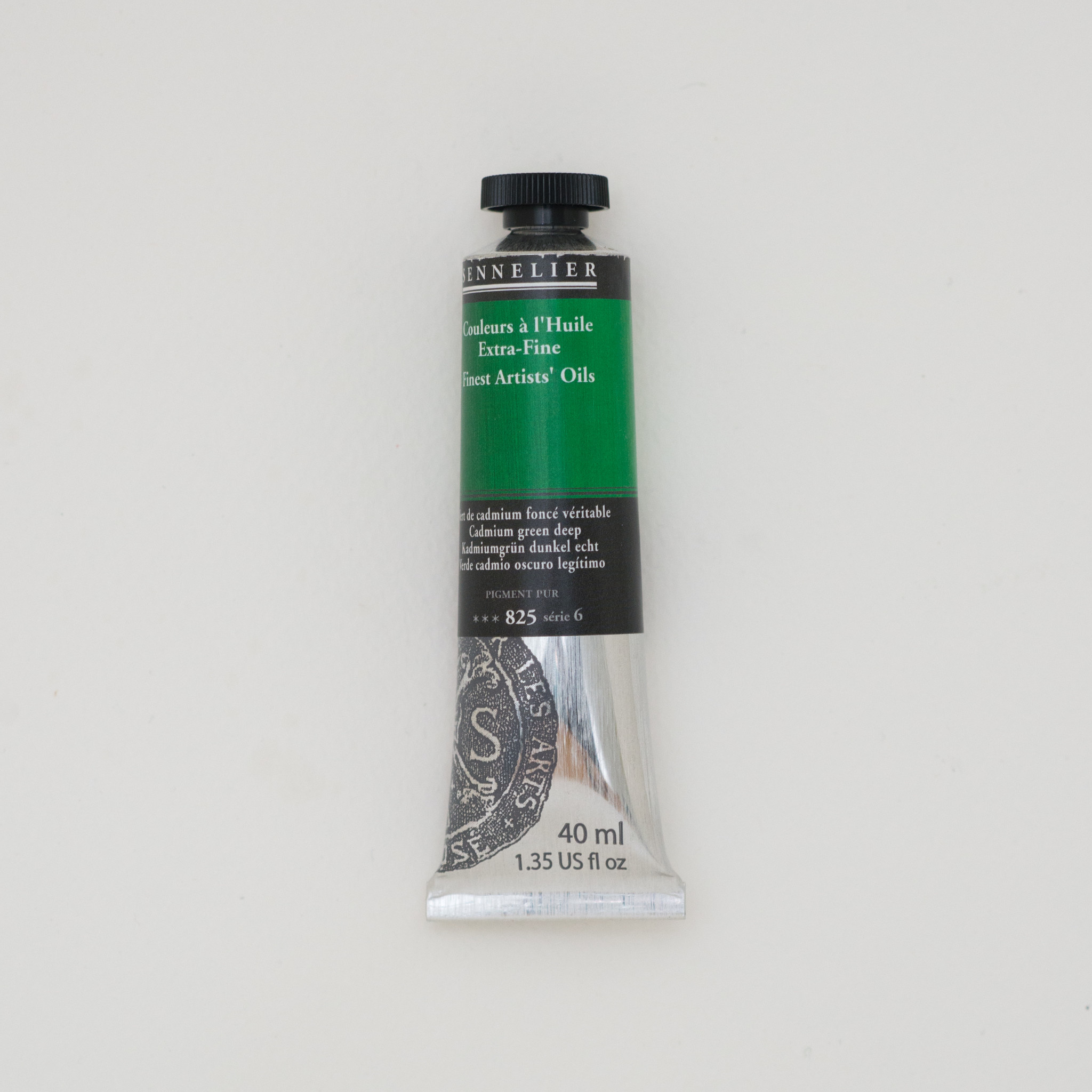 SENNELIER Huile Extra fine Tube 40ml Vert de Cadmium Foncé Véritable S6