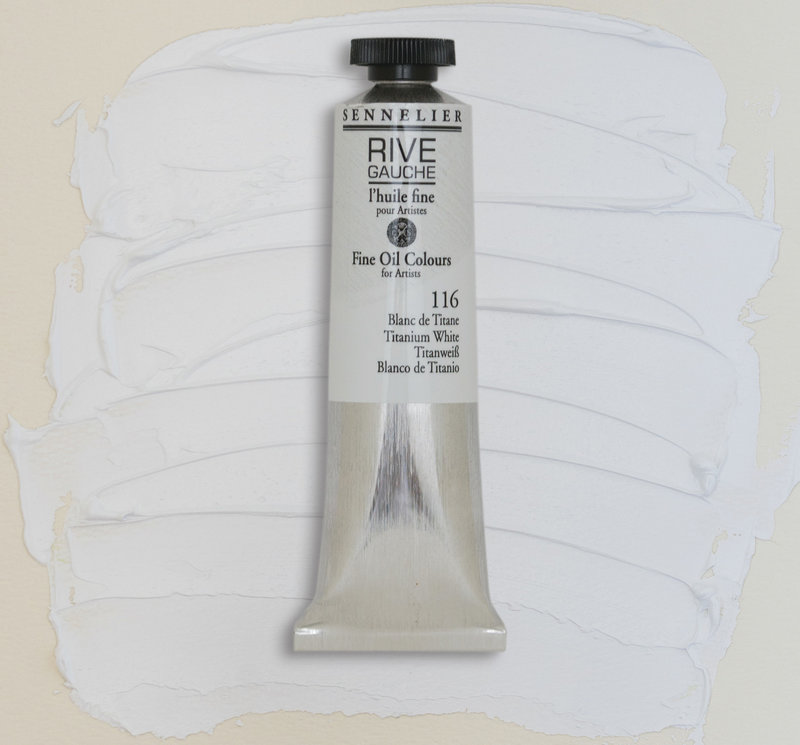 SENNELIER SENNELIER Rive Gauche Huile fine 40ml - Blanc de Titane