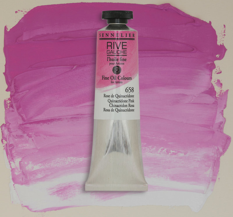 SENNELIER SENNELIER Rive Gauche Huile fine 40ml - Rose de Quinacridone