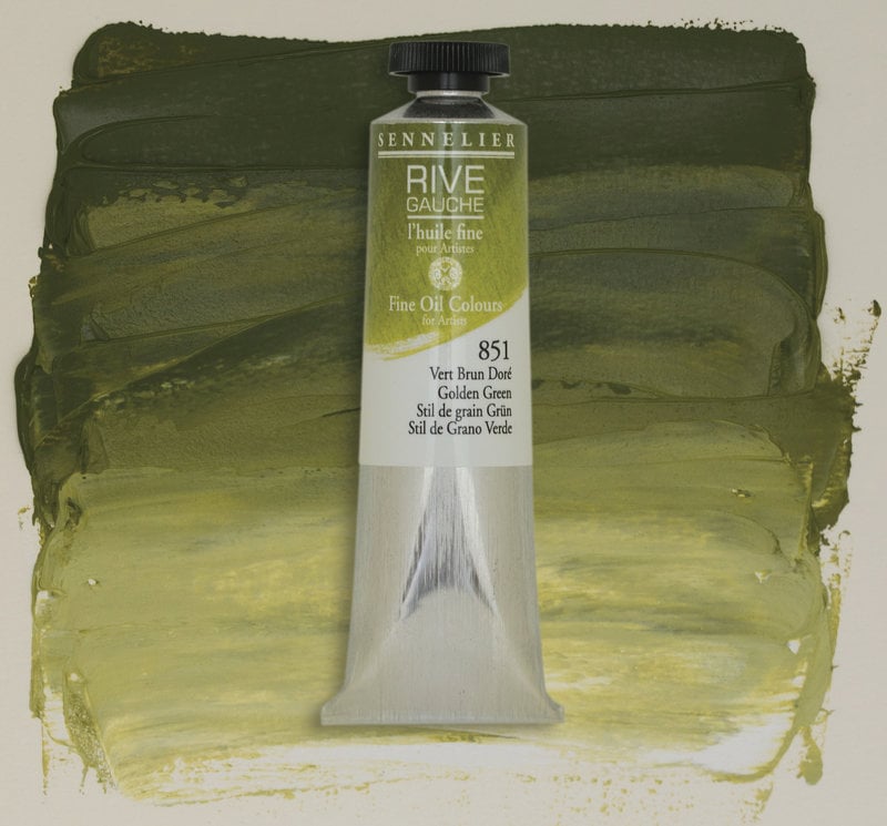 SENNELIER SENNELIER Rive Gauche Huile fine 40ml - Vert Brun Doré