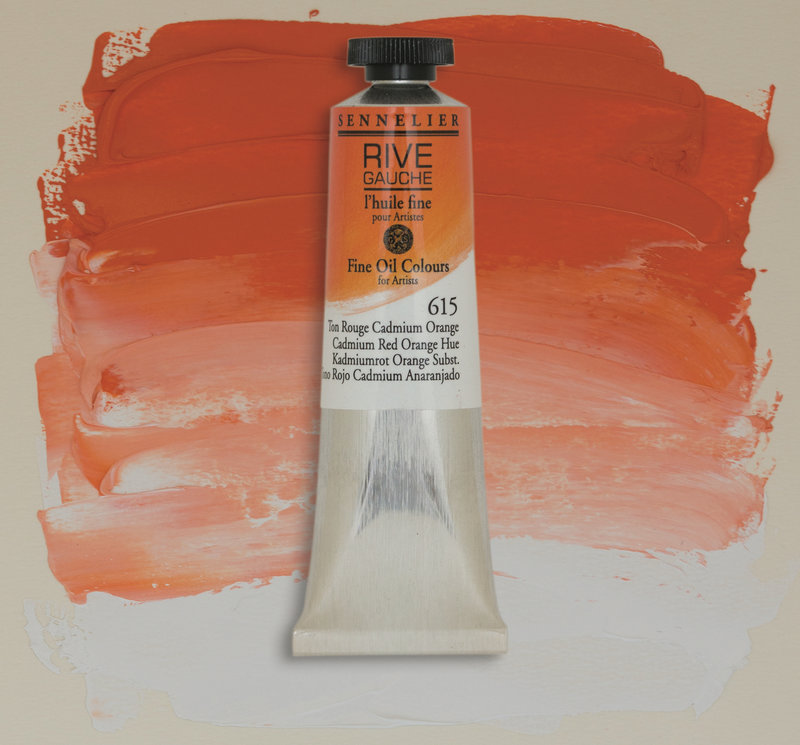 SENNELIER Rive Gauche 40ml - Rouge Cadmium Orange Substitut