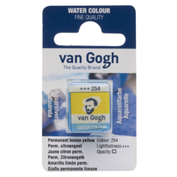 VAN GOGH Peinture aquarelle Godet Jaune Citron Permanent (Primaire) 254