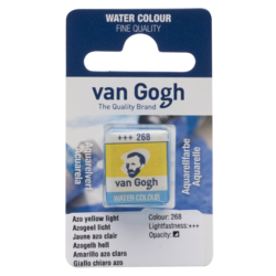 VAN GOGH Peinture aquarelle Godet Jaune Azo Clair 268