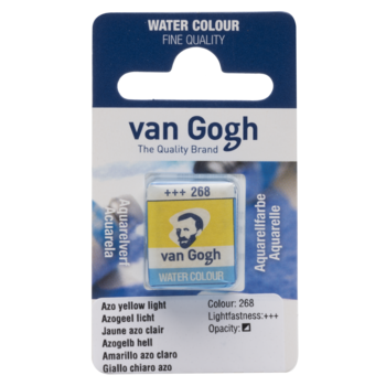 VAN GOGH Peinture aquarelle Godet Jaune Azo Clair 268