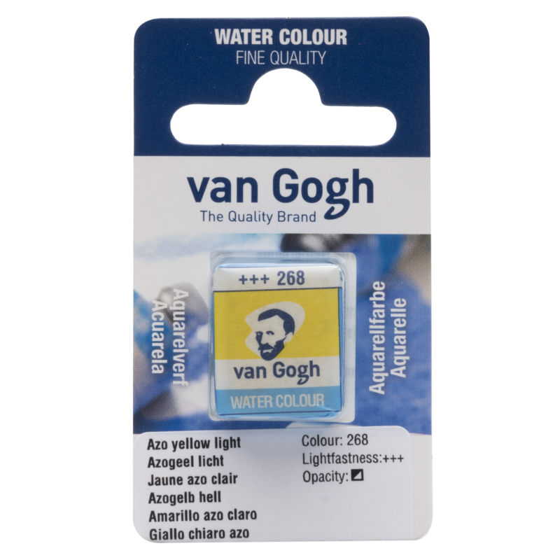 VAN GOGH Peinture aquarelle Godet Jaune Azo Clair 268