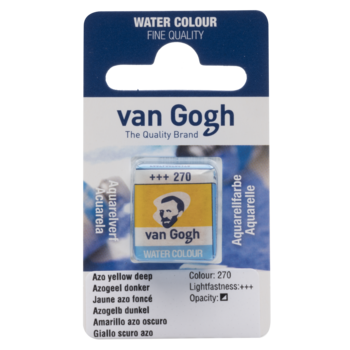 VAN GOGH Peinture aquarelle Godet Jaune Azo Foncé 270