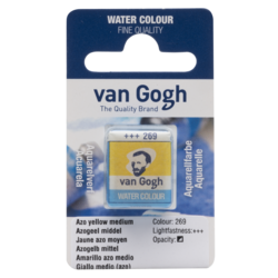 VAN GOGH Peinture aquarelle Godet Jaune Azo Moyen 269