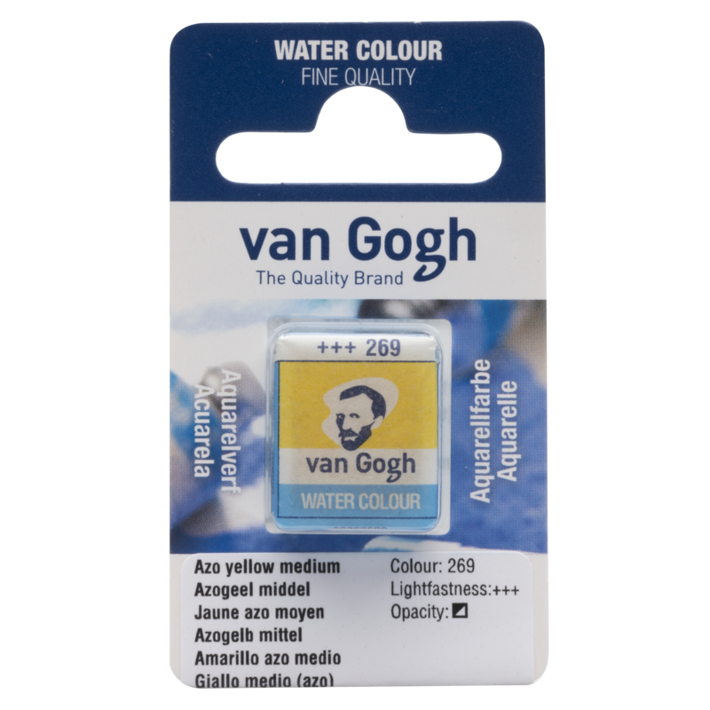 VAN GOGH Peinture aquarelle Godet Jaune Azo Moyen 269