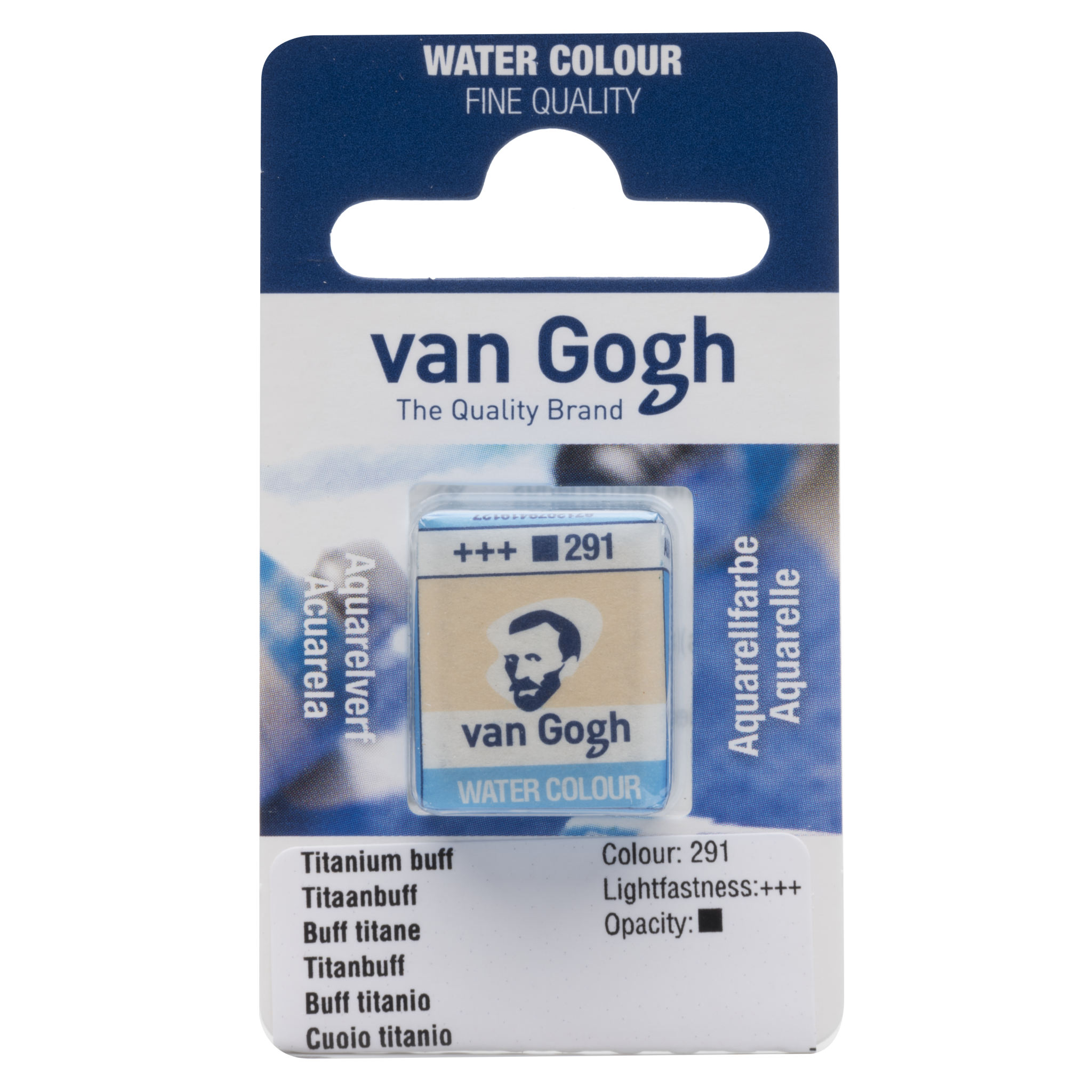 VAN GOGH Peinture aquarelle Godet Buff Titane 291