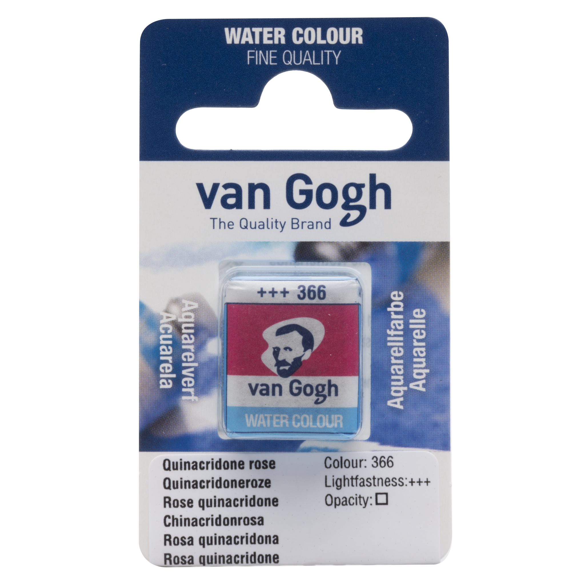 VAN GOGH Peinture aquarelle Godet Rose Quinacridone (Primaire) 366