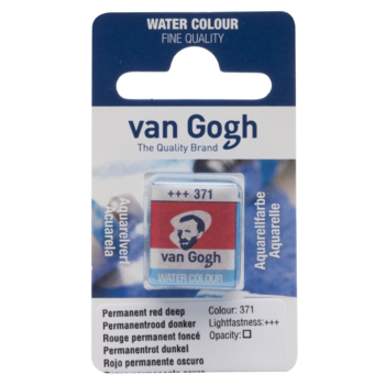 VAN GOGH Peinture aquarelle Godet Rouge Permanent Foncé 371