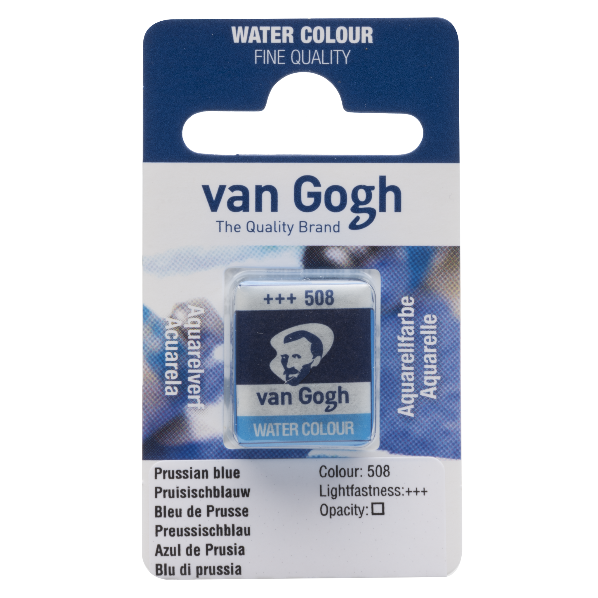 VAN GOGH Peinture aquarelle Godet Bleu de Prusse 508