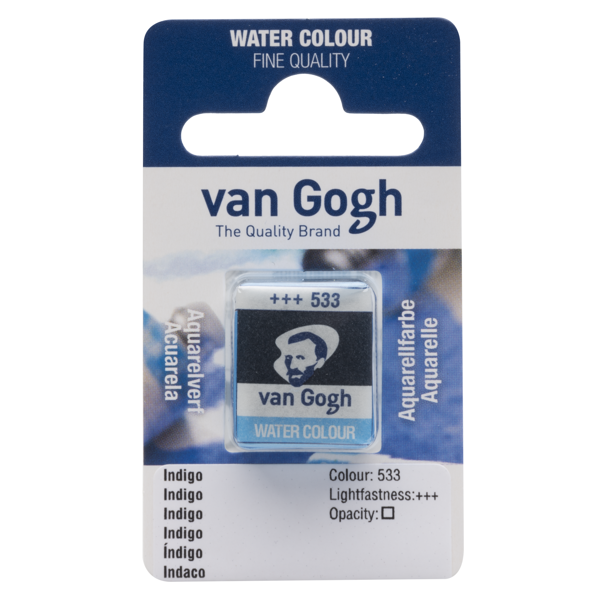 VAN GOGH Peinture aquarelle Godet Indigo 533