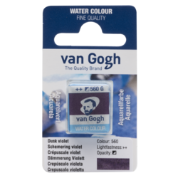 VAN GOGH Peinture aquarelle Godet Crépuscule Violet 560