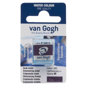 VAN GOGH Peinture aquarelle Godet Crépuscule Violet 560