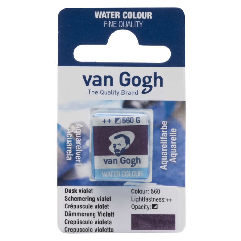 VAN GOGH Peinture aquarelle Godet Crépuscule Violet 560