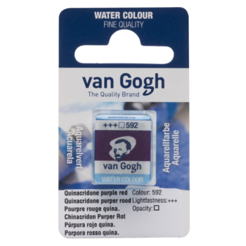 VAN GOGH Peinture aquarelle Godet Pourpre Rouge Quinacridone 592