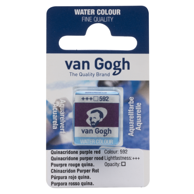 VAN GOGH Peinture aquarelle Godet Pourpre Rouge Quinacridone 592