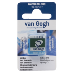 VAN GOGH Peinture aquarelle Godet Vert Émeraude 616