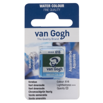 VAN GOGH VAN GOGH Aquarelle 1/2 Godet POURPRE VERT EMERAUDE