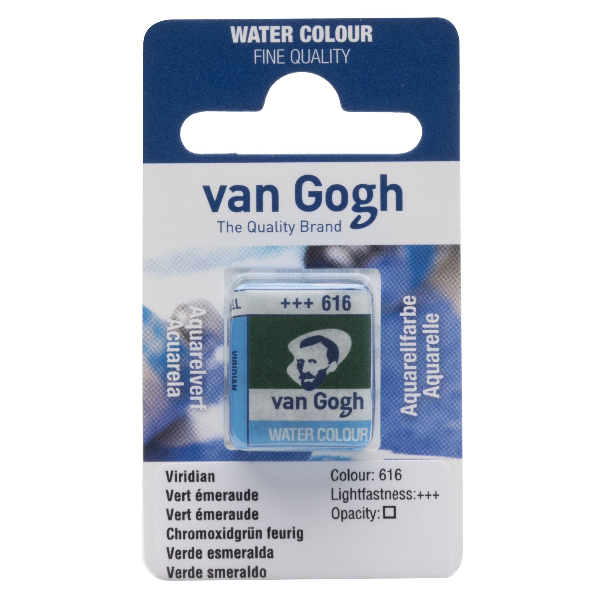 VAN GOGH Peinture aquarelle Godet Vert Émeraude 616